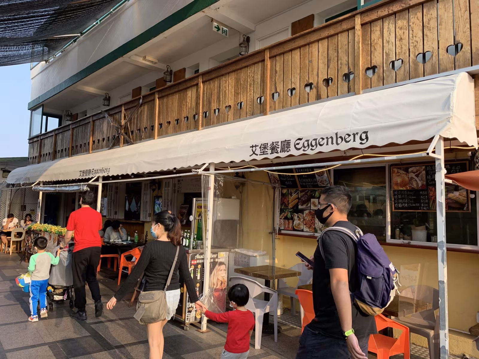 長洲街頭小店外景