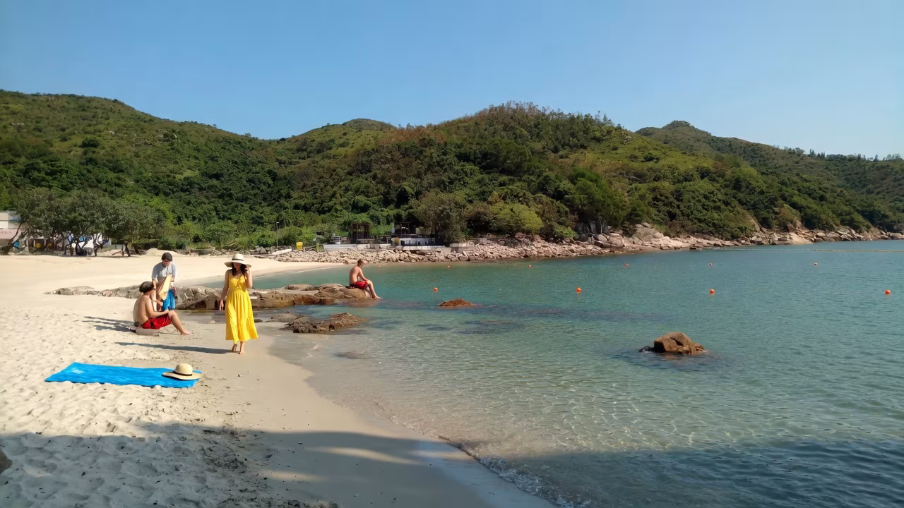 南丫島的寧靜海灘